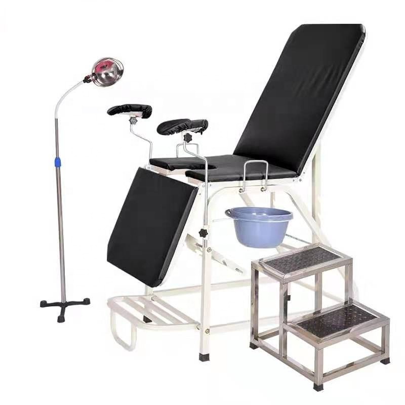 Factory  Medical Clinic Patient Doctor gynecological exam bed Stainless Steel Adjustable Obstetric Hospital Examination Bed