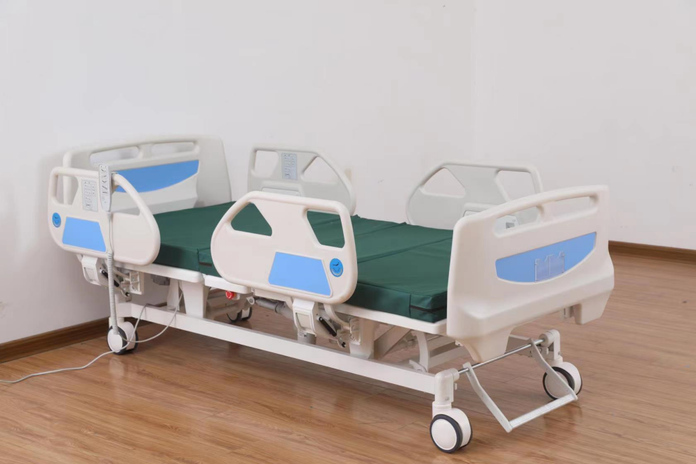 ICU electric hospital patient bed electric 5 function medical bed hospital lifting bed with height adjustment