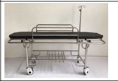 Wholesale Hospital Equipment Stretcher Emergency Transfer Patient Bed Stainless Steel Loading Bed