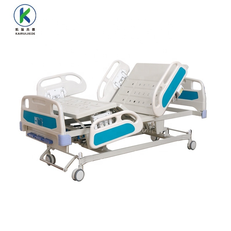 Factory direct supply hospital steel patient medical bed three function adjustable manual hospital medical bed for sale