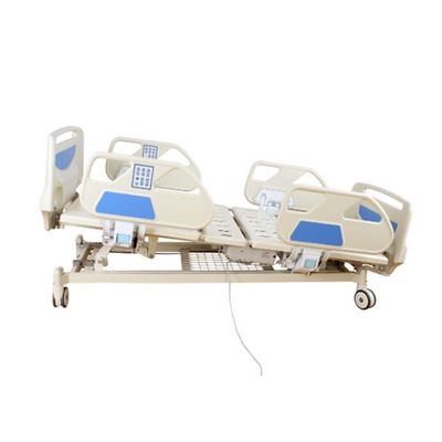 ICU electric hospital patient bed electric 5 function medical bed hospital lifting bed with height adjustment