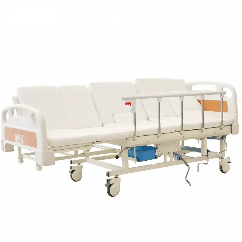 Manufacturers wholesale anti-skid turning medical bed for the elderly hand-operated multi-functional hospital nursing bed