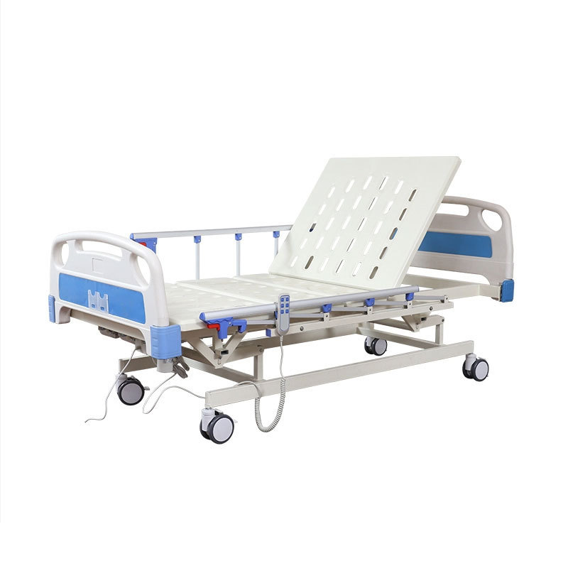 Advanced High Quality  3 functions Medical Use wooden Head and Foot board  Electric  Basic Hospital Bed