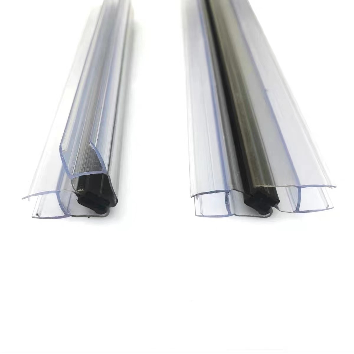 PVC Bath Shower Screen Seal Strip Curved Rubber Plastic Seal For 6/8/10/12 mm Glass Door Enclosure