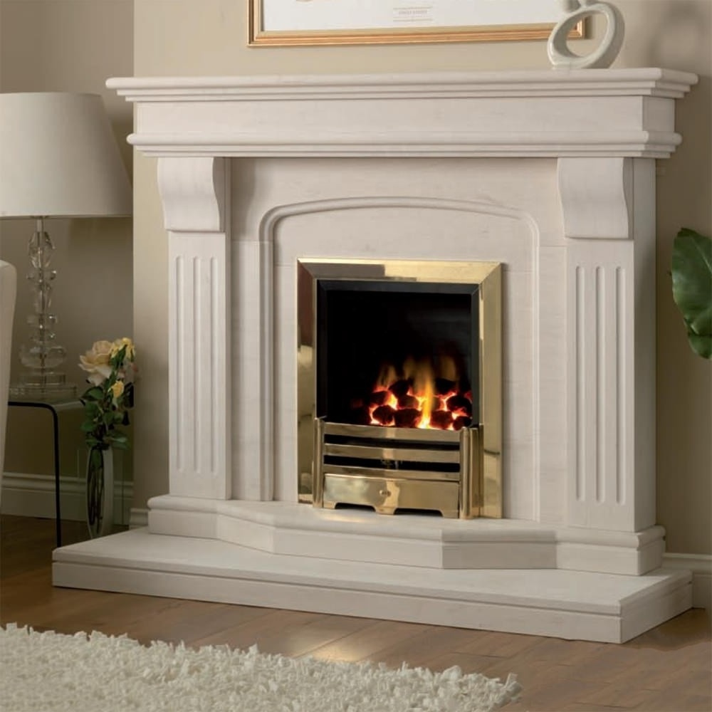 Popular design luxury hand carved decorative fireplace mantles