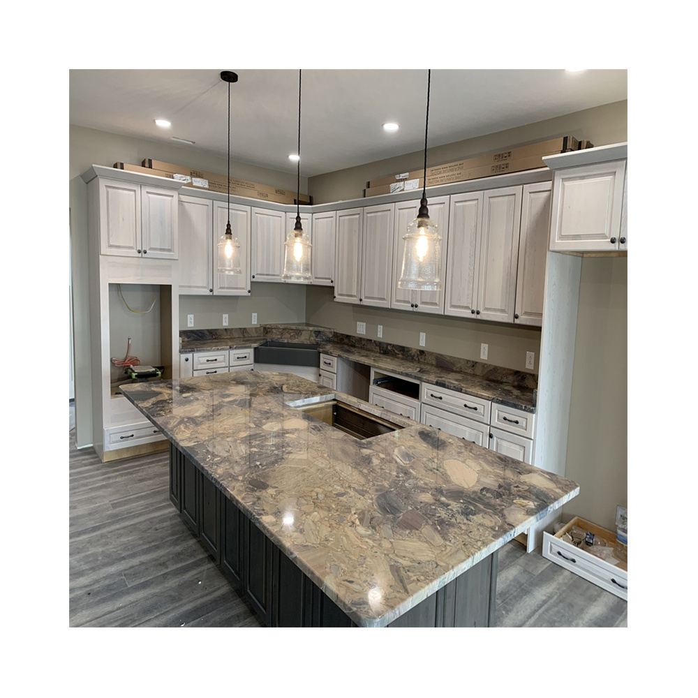 Carrara White Quartz Stone for Kitchen Countertop Island and Prefab With Wholesale Price and Customized Size