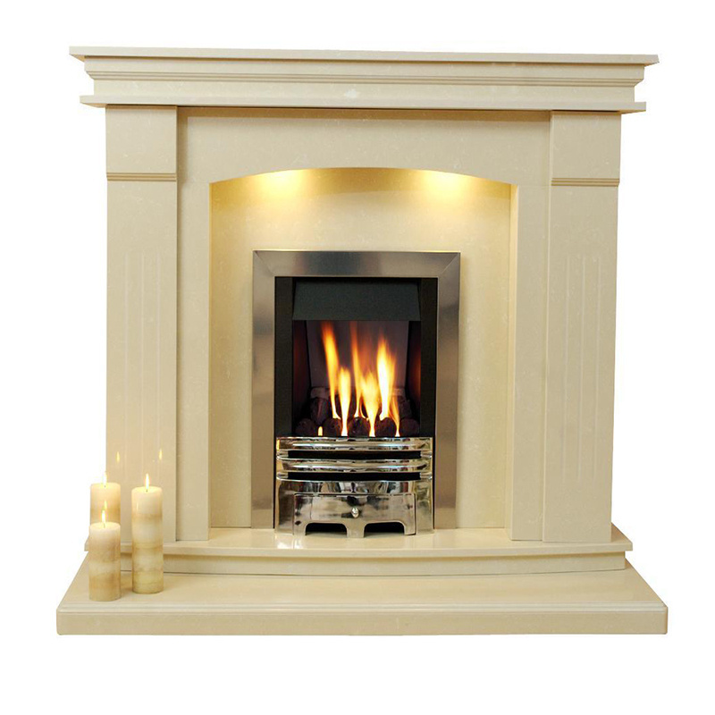 Nature stone granite & marble bio ethanol fireplace