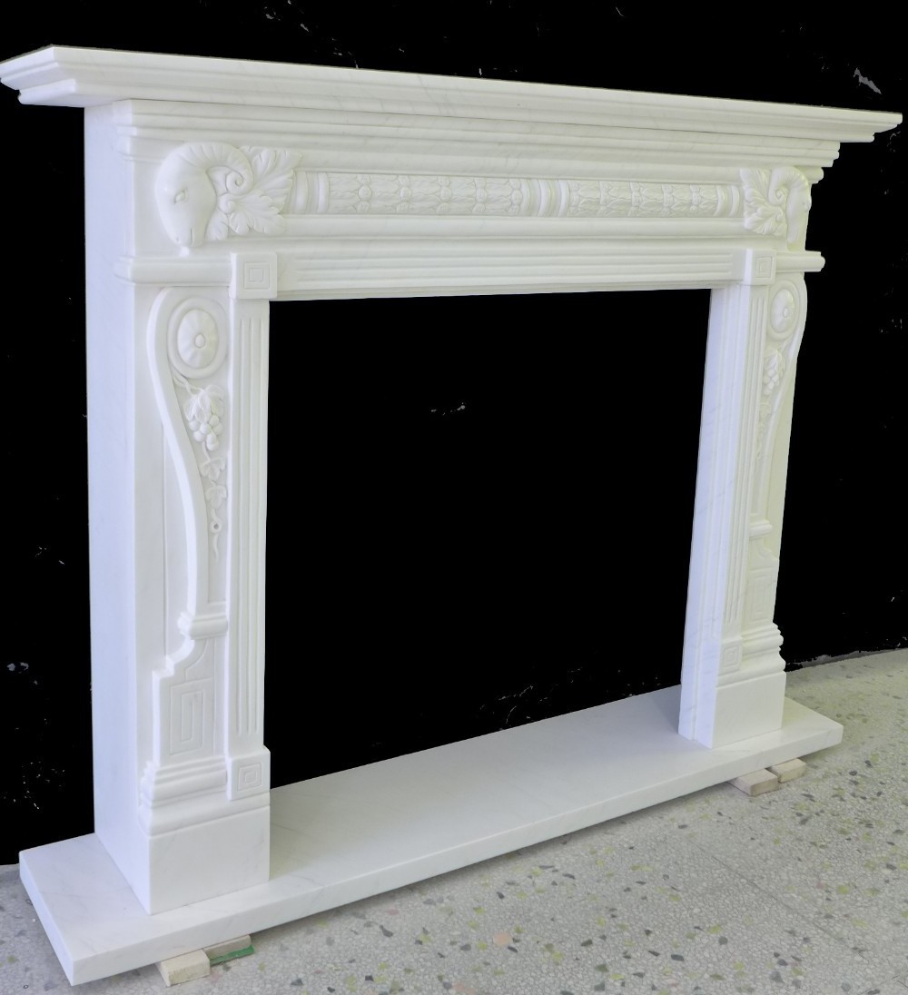 JK Environment friendly marble tabletop indoor fireplace