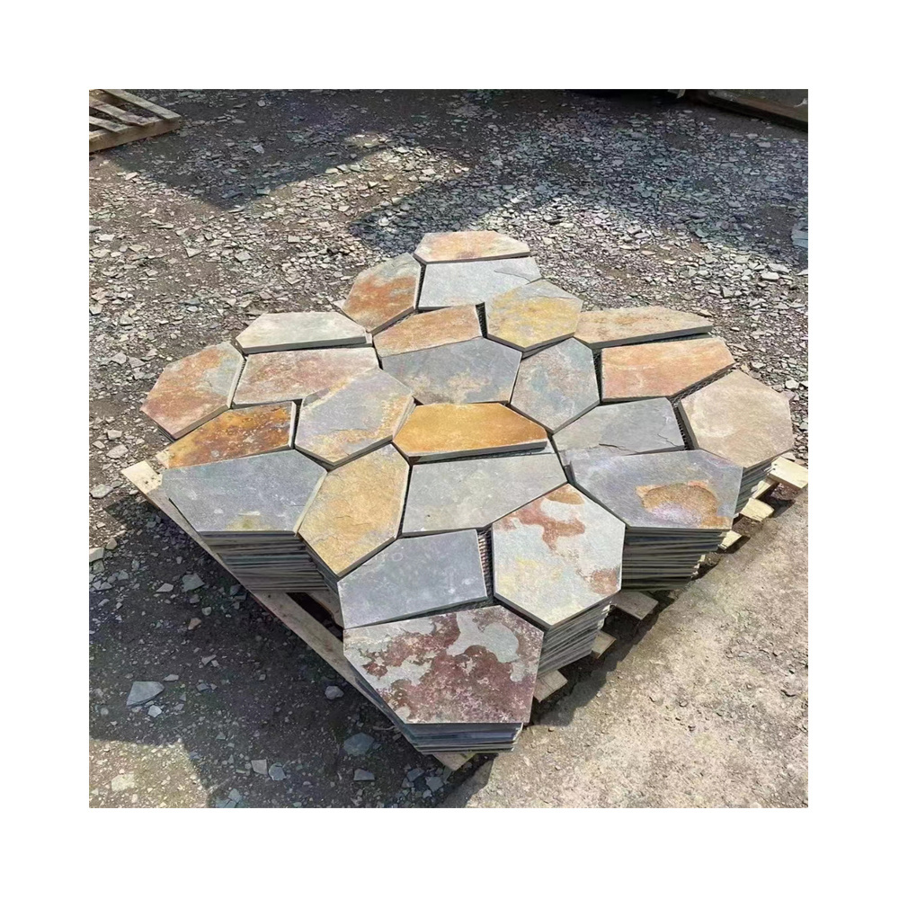 New Style Grey Real Culture Stone Paver Flagstone Canada Wall Cladding Stone With Corner On Sale