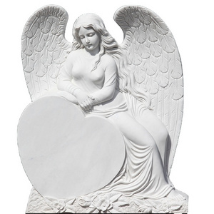 JK Custom angel cemetery monuments heart stone tombstones and headstone