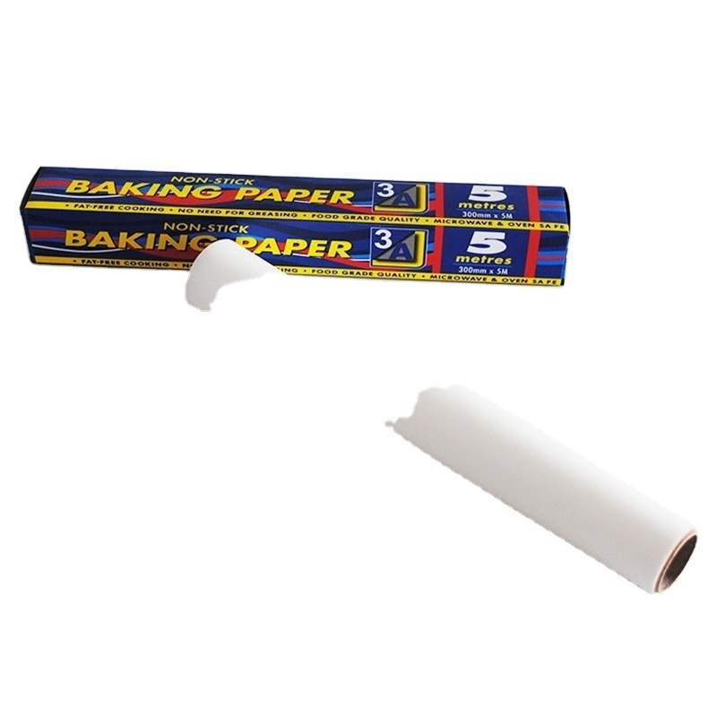 High quality non stick paper roll biodegradable baking parchment paper for home restaurants