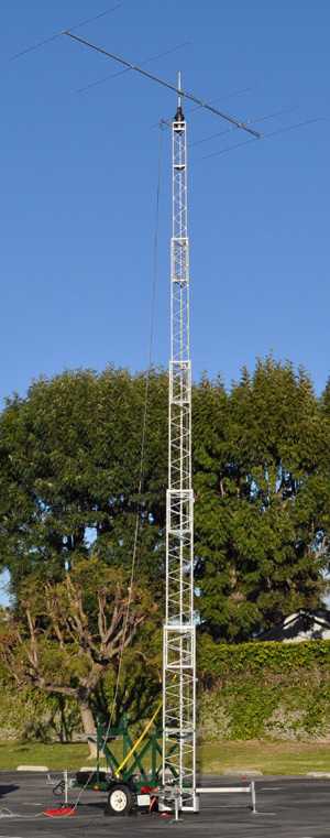 Made In China Building Telecommunication Lattice Good Quality Cow(Cell On Wheels)Tower For Communication Systems