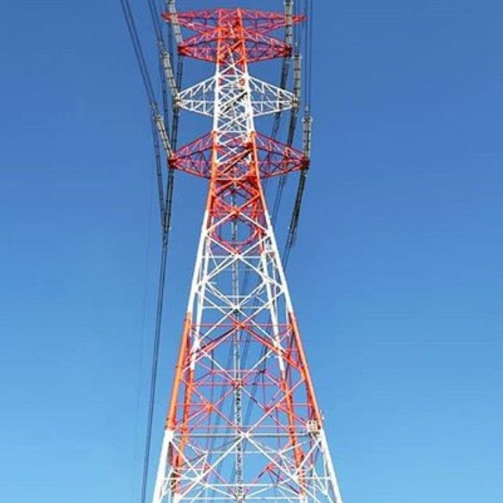 Made in China Hot Dip Galvanized Electrical steel electric pole Utility Poles High Voltage Power Electric Transmission Tower