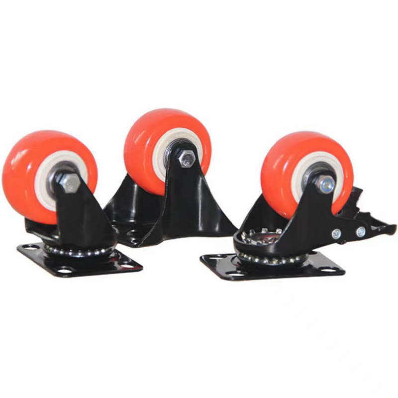 Wheel Office Chair Caster Wheels For All Floors Replacement Wheel, Decorative Rubber Furniture Caster