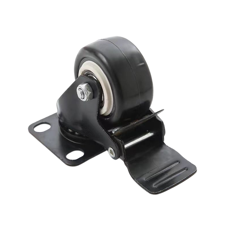 3inch Small Industrial Caster Wheels Black Castor Medium duty Industrial Swivel Caster Wheels