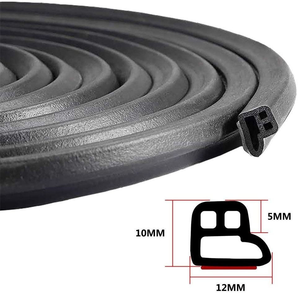 Auto Weather Peel, Universal Self Adhesive Auto Door Rubber Duct Seal, Window Door Hood Noise Insulation sealing strip