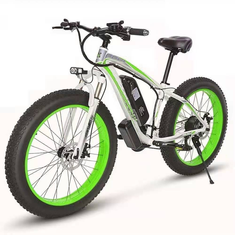 US Warehouse 2000W Dual Motor Electric Bike 22.4AH Battery Two Wheel Drive E-Bike 26