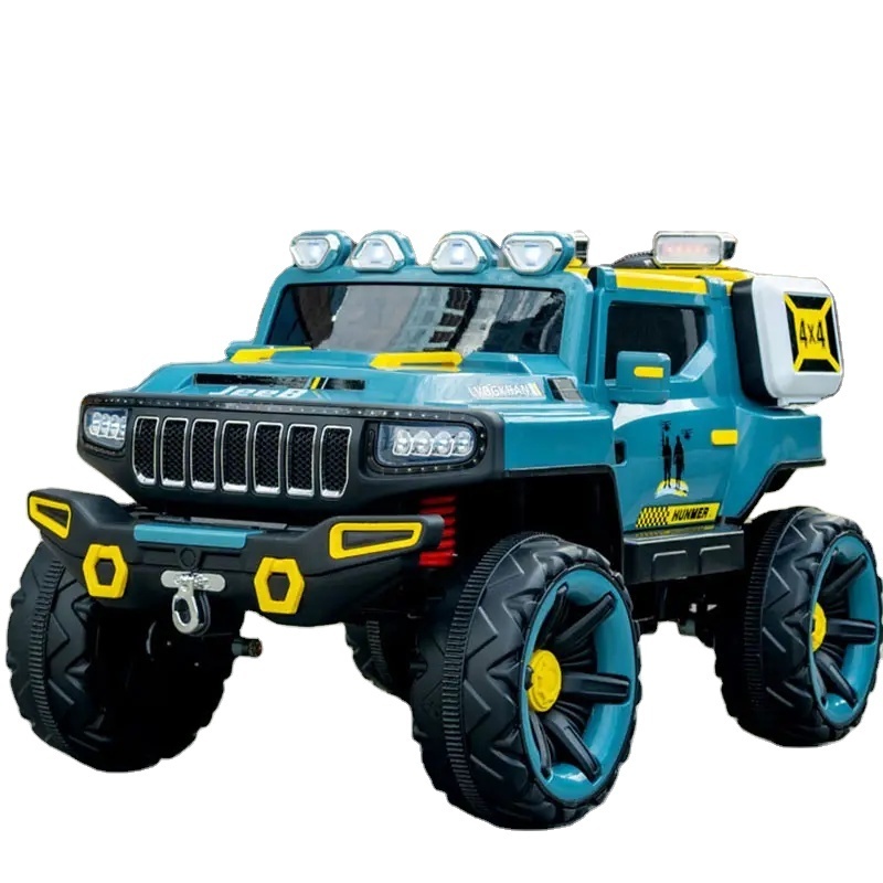 The new remote control children's car electric toy ride car motion simulation rechargeable power wheel car, with battery display