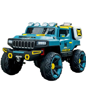 The new remote control children's car electric toy ride car motion simulation rechargeable power wheel car, with battery display