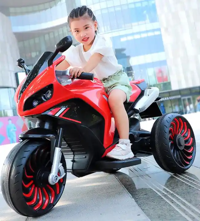 Big Size 24V Motorbike Three Wheels Baby Bikes Rechargeable Motorcycles Kids Electric Outside Toys Bike for Children