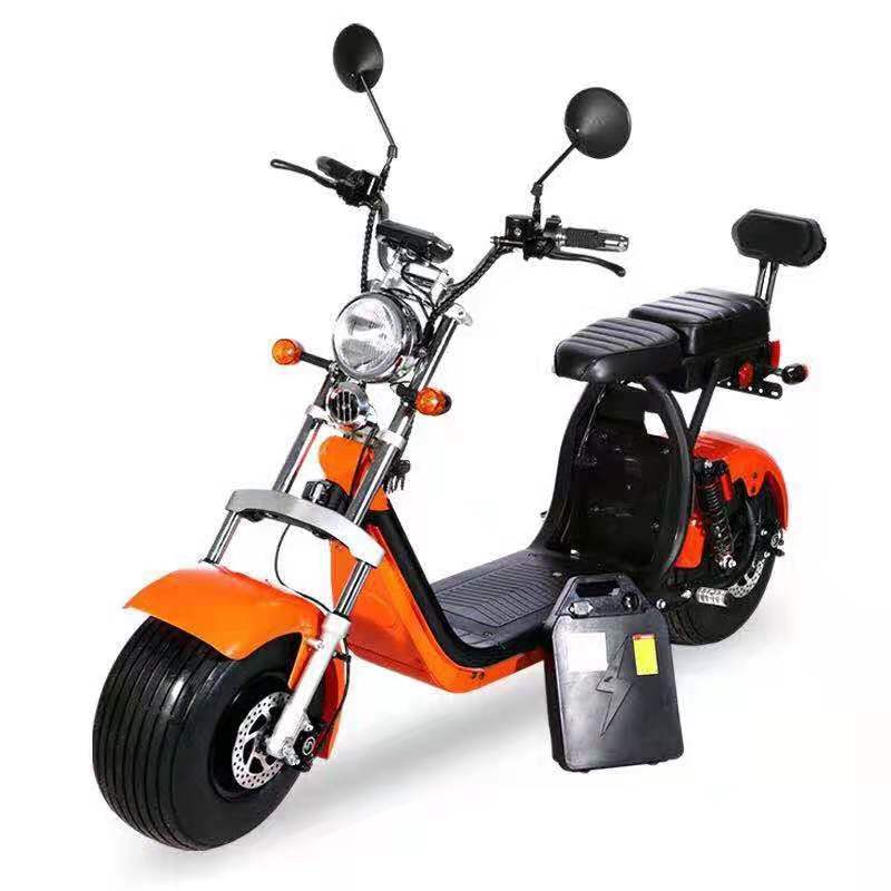 2 wheels 1000w/2000w/3000w/4000w 60v high speed 25-60km/h fat tire electric moped scooter citycoco chopper bike