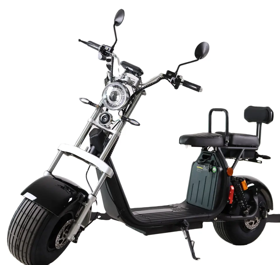 2 wheels 1000w/2000w/3000w/4000w 60v high speed 25-60km/h fat tire electric moped scooter citycoco chopper bike