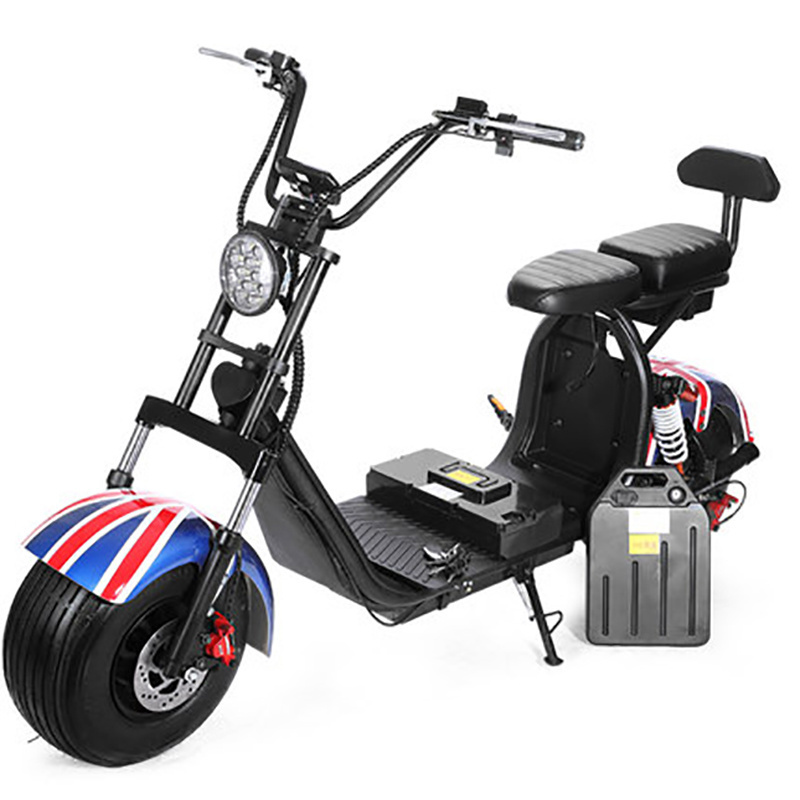 2 wheels 1000w/2000w/3000w/4000w 60v high speed 25-60km/h fat tire electric moped scooter citycoco chopper bike