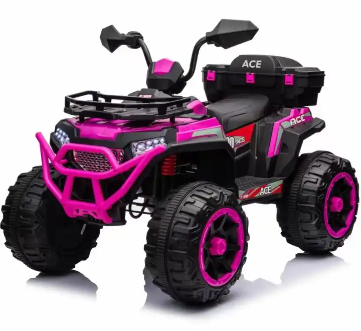 New Big Powerfull 12V10Ah ATV Battery Car Kids Ride On Toy With Car Hopper For Children To Drive Ride On Car