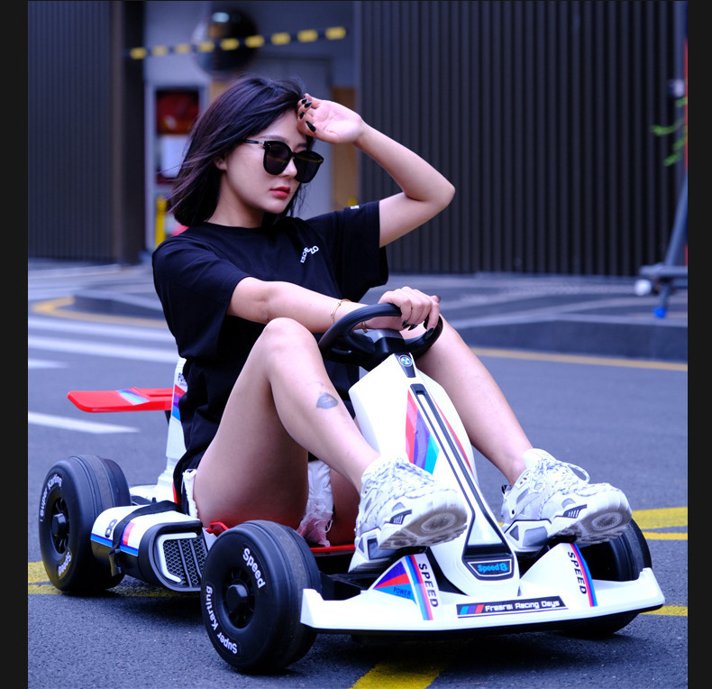 Fast speed wholesale electric 24V drift go kart for big kids to drive