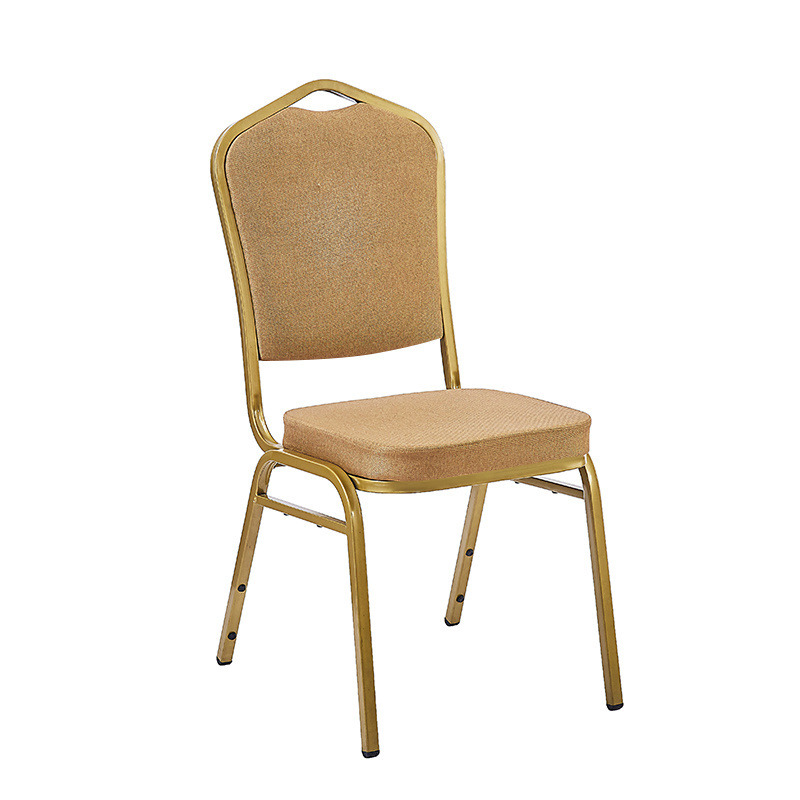 Cheap Gold Stacking Banquet Upholstered Chair For Church Used Wedding Church Chairs Hotel Dining Banquet Chair