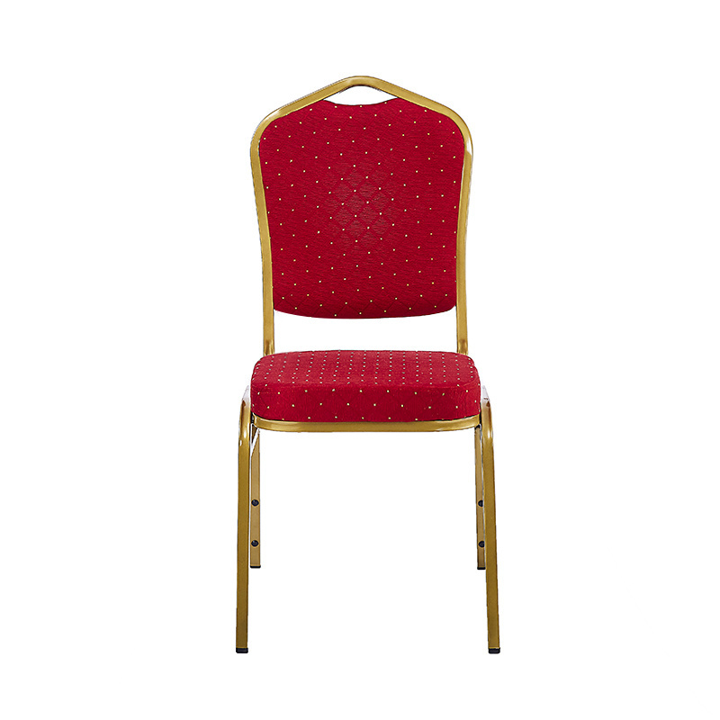 Cheap Gold Stacking Banquet Upholstered Chair For Church Used Wedding Church Chairs Hotel Dining Banquet Chair