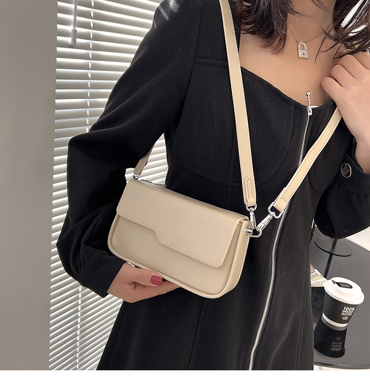 Solid Color Fashion Shoulder Handbags Female Travel Cross Body Bag Weave Small PU Leather Crossbody Bags For Women