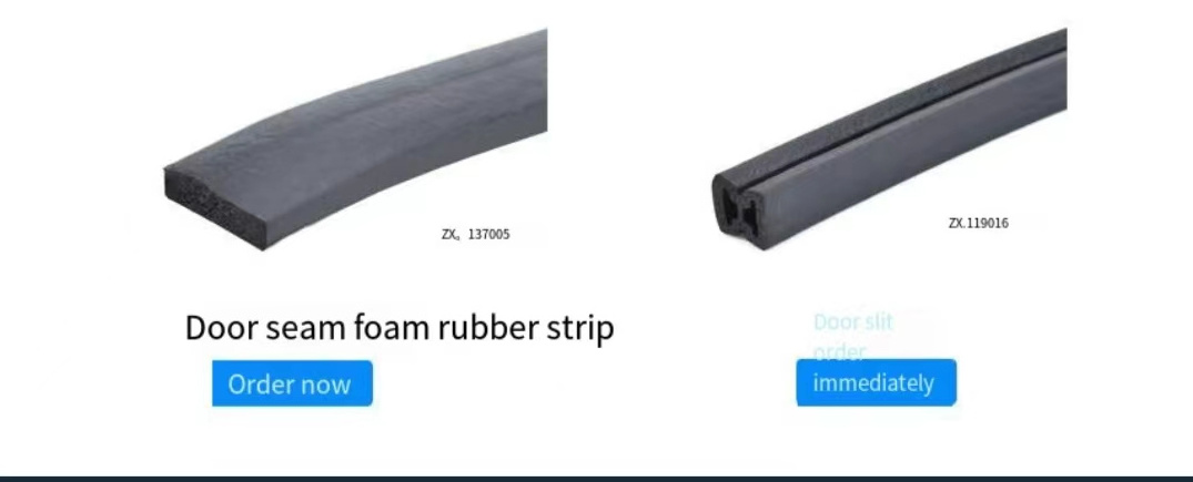 High Quality Versatile Product EPDM/ Silicone Rubber Foam Seal Strip