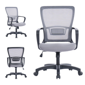 high quality luxury silla mesh ergonomic executive swivel conference office chair with wheels lumbar support for back pain