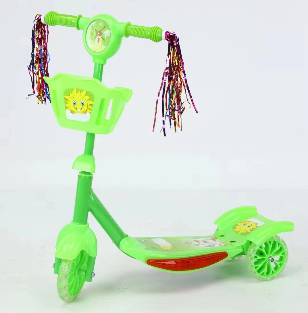 Wholesale Kids Toys Big Wheel With Led Light Customized Children Kids Scooter