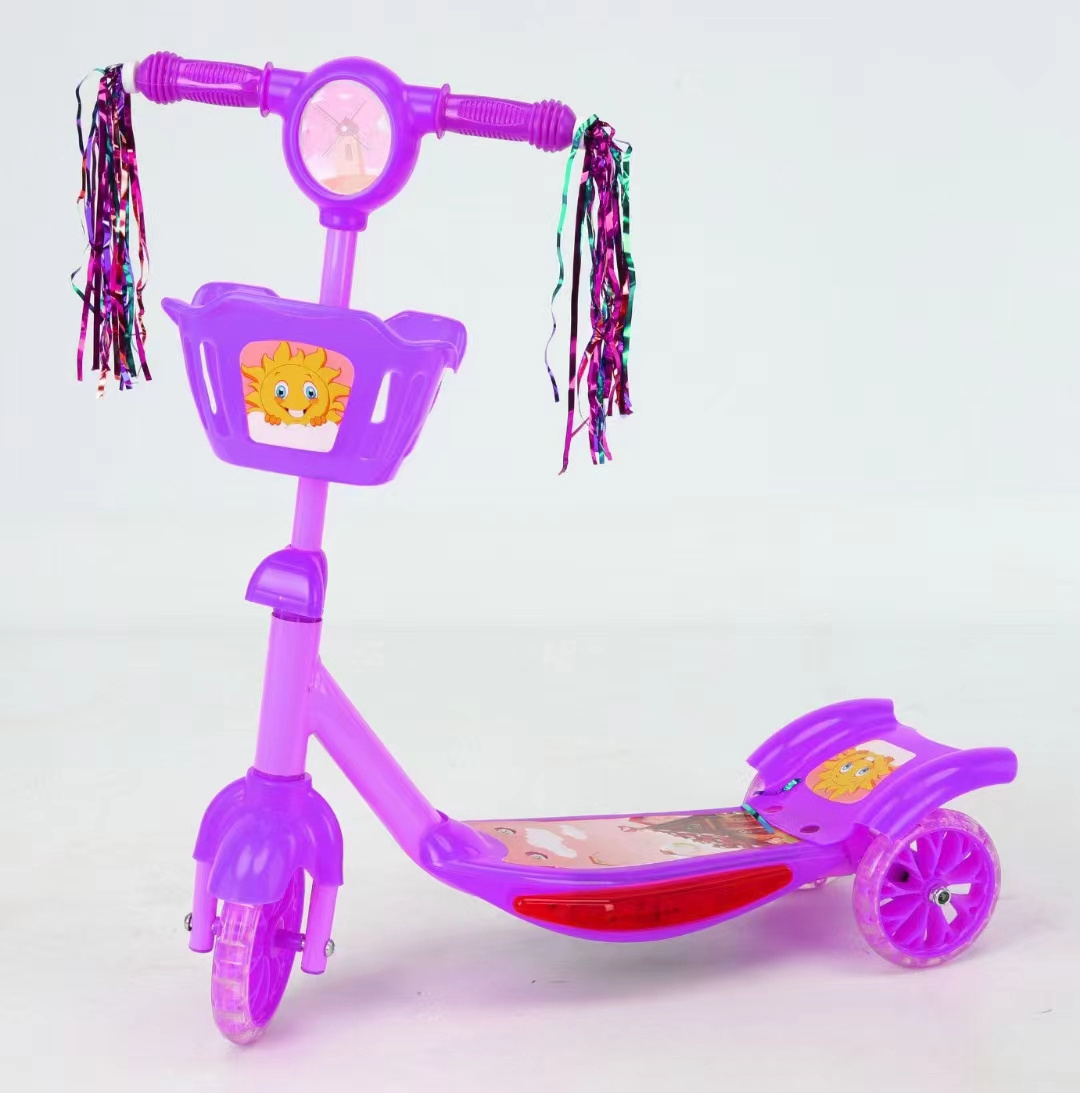 Wholesale Kids Toys Big Wheel With Led Light Customized Children Kids Scooter