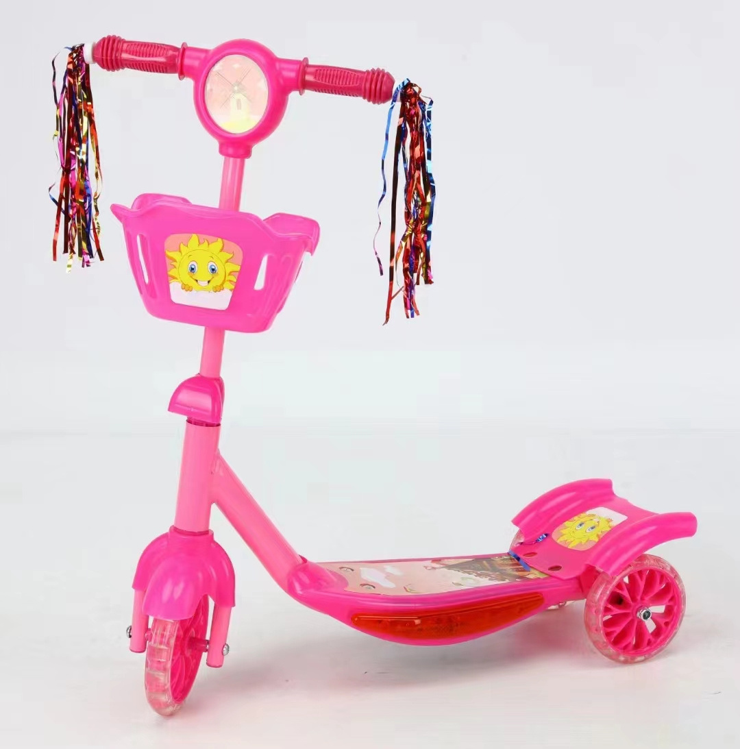 Wholesale Kids Toys Big Wheel With Led Light Customized Children Kids Scooter