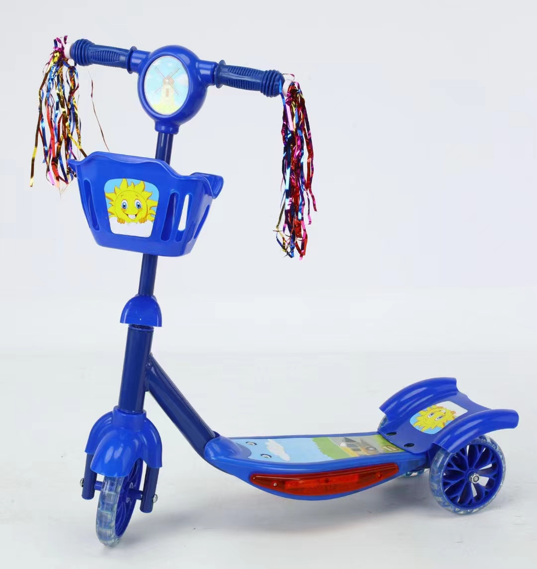 Wholesale Kids Toys Big Wheel With Led Light Customized Children Kids Scooter