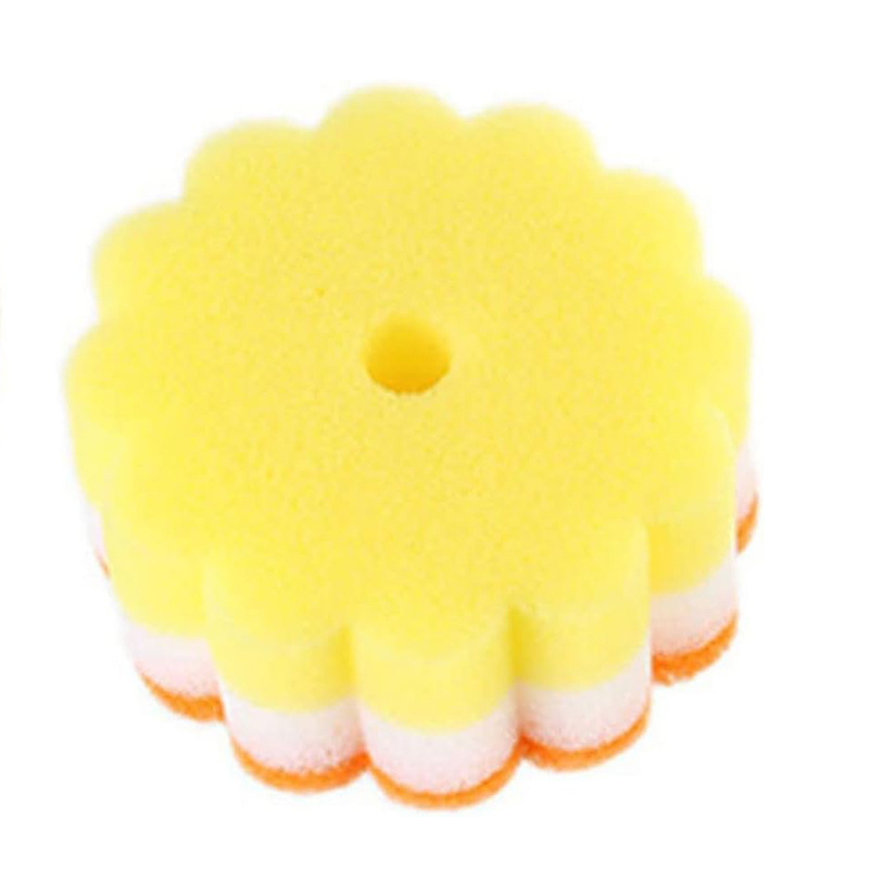 High Quality Durable Kitchen Cleaning Scrubber Sponge absorbent recycle Silicone Sponge Scrubber Sponge Daddy