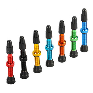 LS colorful aluminum alloy valve FV core valve bicycle air nozzle vacuum tire 34/40/44/48/60/80mm air nozzle