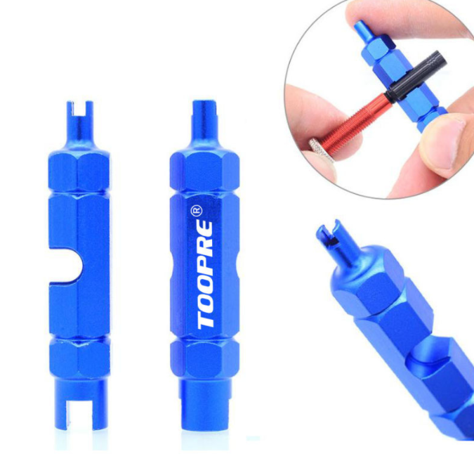 Mountain  Bike Multifunctional Air Nozzle Disassembly Tool Bicycle Tube Removal Repair Tools Valve Core Tool