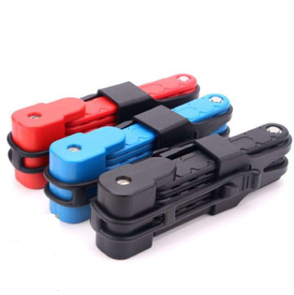 Bike Foldable Lock LS Anti-Theft Special Steel Heavy Duty Ebike Bike Scooter Chain Bicycle lock motorbike fold-able lock