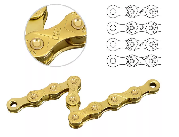 Mountain bike Road bike variable speed chains 6-7-8S / 9S/ 10S/ 11S full plating anti-rust mountain bicycle chain