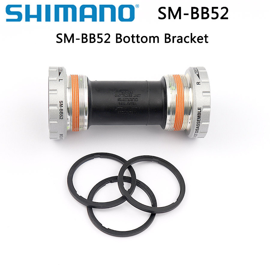 Shimano DEORE FC-MT500 Crankset+SM-BB52 Bottom Bracket Bicycle Crank Set Chainwheel Bicycle Axis