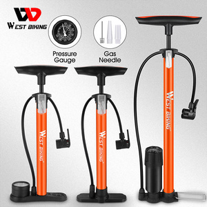 160 PSI OEM Aluminum Alloy Floor Air Cycling Pump Fietspomp Hand Air Tire Bicycle Pump Air Bike Pump With Pressure Gauge