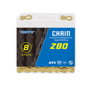 LS China Factory Supply Cheap  Golden Chain 116 Links 8/9/10/11 speed Bicycle Chain for MTB Road Bike