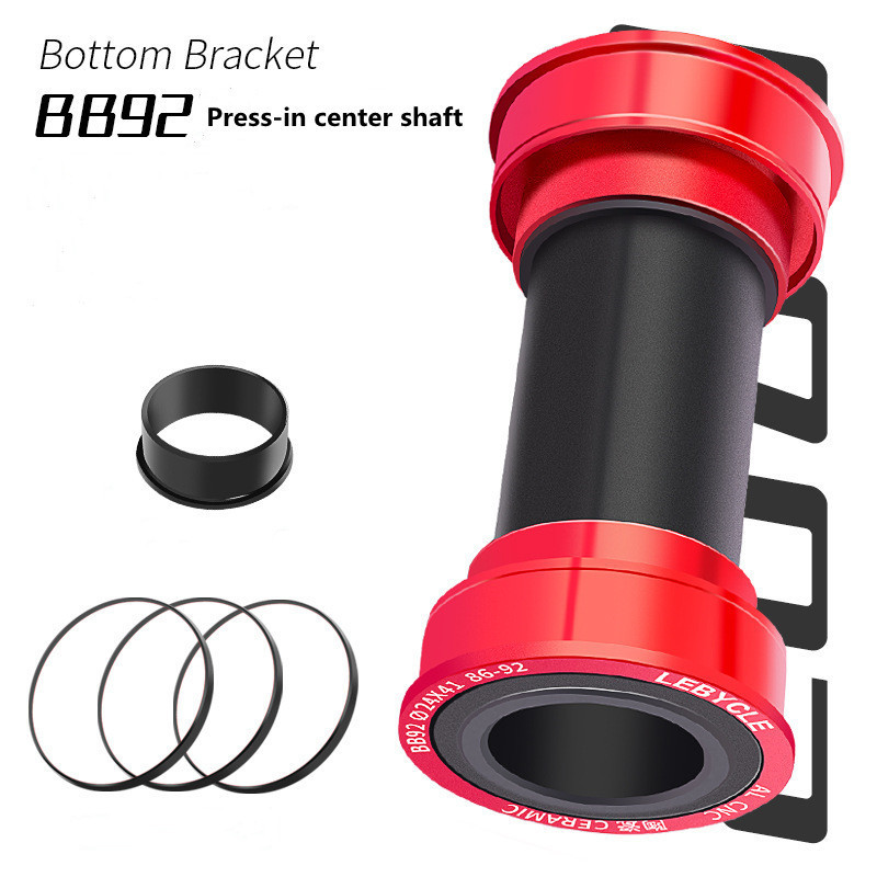 Mountain road bike BB86/BB92 bottom bracket press-in threaded bottom bracket for bicycle parts