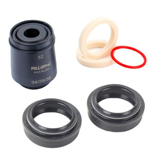 RISK 32 34 35 36 mm Mountain Bike Suspension Front Fork Dust Seal Cover Fork Oil Seal for MTB Bike