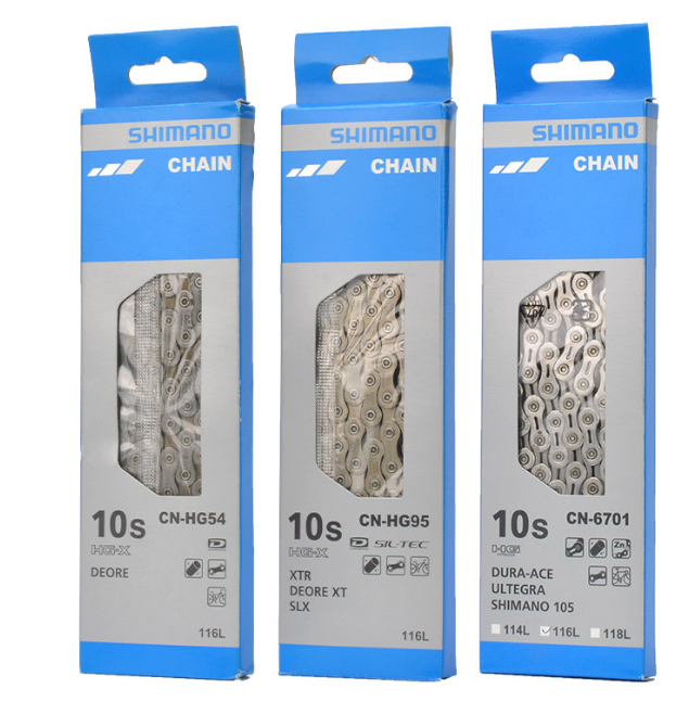 Shimano Mountain Bike Chain 9/10 Speed HG53 HG54 112Links 116Links Silver Road Bicycle Chain  Cycling Bicycle Parts Chains