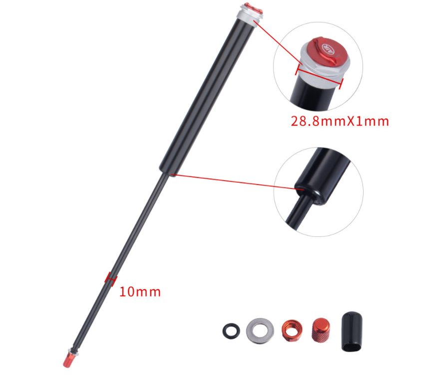 Bicycle 26/27.5/29 Inch Front Fork Repair Part MTB Damping Rod Cable Line Control Shoulder Hand Bicycle Fork Air Pump